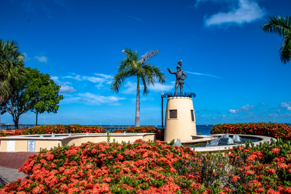 Harbor and neighborhood in Port Charlotte, Florida