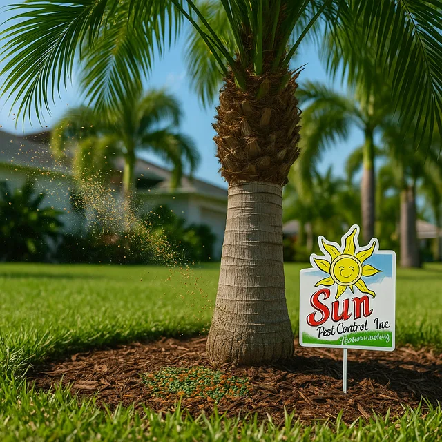 Palm Fertilization in Naples