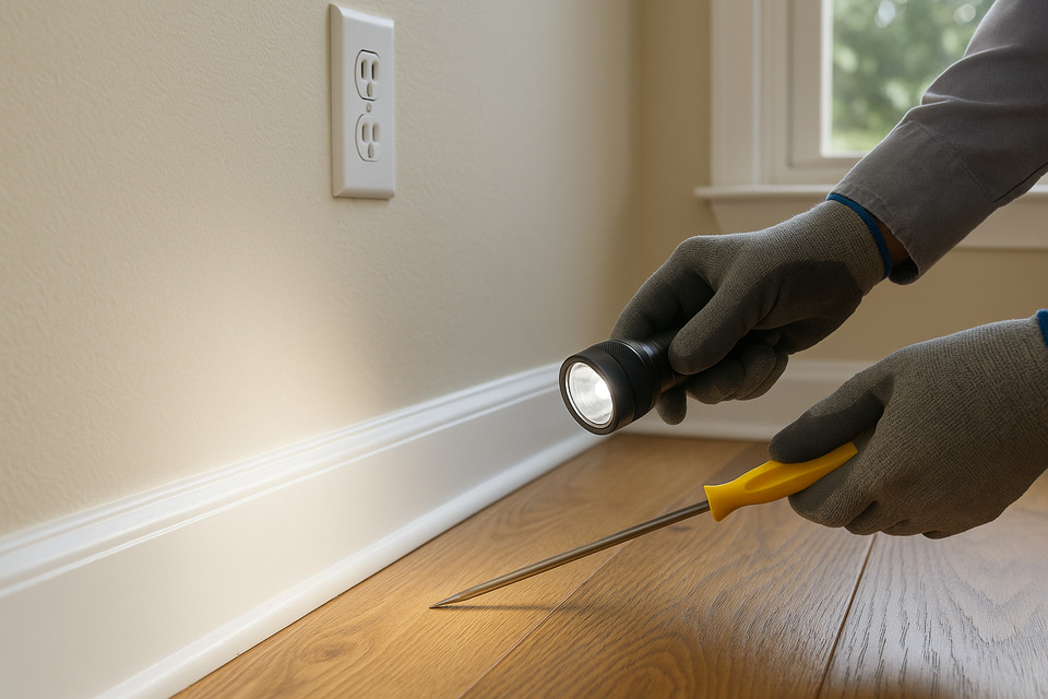 SWFL home with subterranean soil barrier illustration—termite protection around the foundation